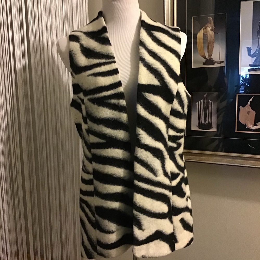 Chico’s Zebra Vest